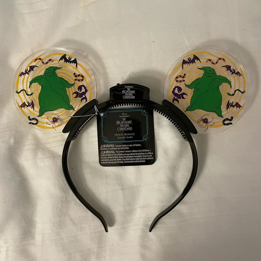 NEW Oogie Boogie Light Up Ears Head Band Disney Parks Nightmare Before Christmas